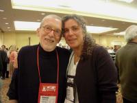 ABA's Mark Nichols with Andrea Avantaggio of Maria's Bookshop